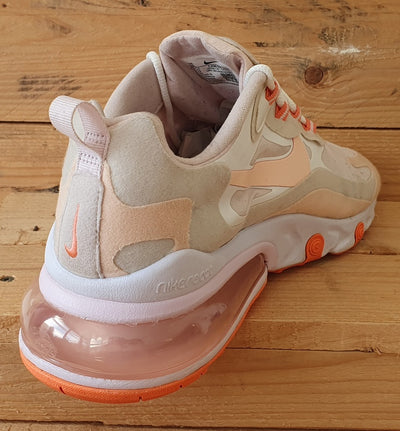 Nike Air Max 270 React Low Trainers UK7.5/US10/EU42 CJ0619-103 Crimson Tint