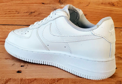 Nike Air Force 1 Low Leather Trainers UK4/US6.5/EU37.5 DD8959-100 Triple White