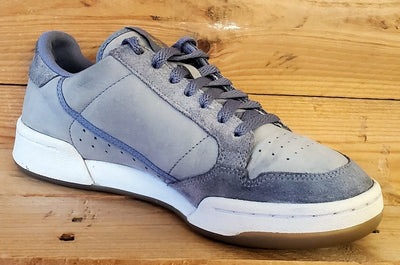 Adidas Continental 80 Low leather Trainers UK6.5/US8/EU40 EH2623 Grey/White