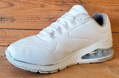 Skechers Uno 2 Low Leather Trainers UK6/US9/EU39 SN155543 Triple White