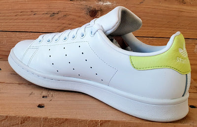 Adidas Stan Smith Low Leather Trainers UK6/US7.5/EU39 FW2707 White/Yellow