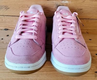 Adidas Continental 80 Low Suede Trainers UK4/US5.5/EU36.5 G27720 Pink/White/Gum