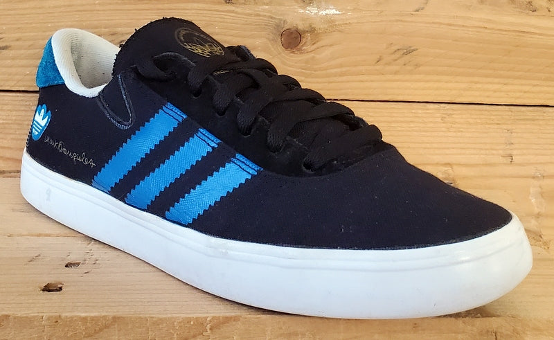 Adidas Gonz Pro Low Canvas Trainers UK9/US9.5/EU43 G98162 Black/Blue