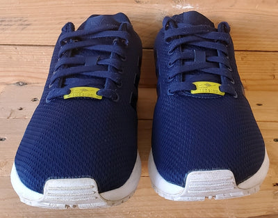 Adidas ZX Flux Low Textile Trainers UK8/US8.5/EU42 M19841 Navy/White