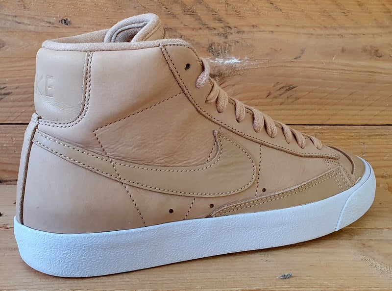 Nike Blazer Mid Leather Trainers UK6.5/US9/E40.5 DQ7572-200 Vachetta Tan