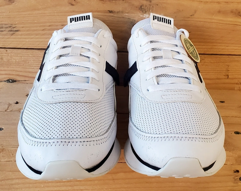 Puma Future Rider Contrast Low Leather Trainers UK8/US9/EU42 374763-01 White