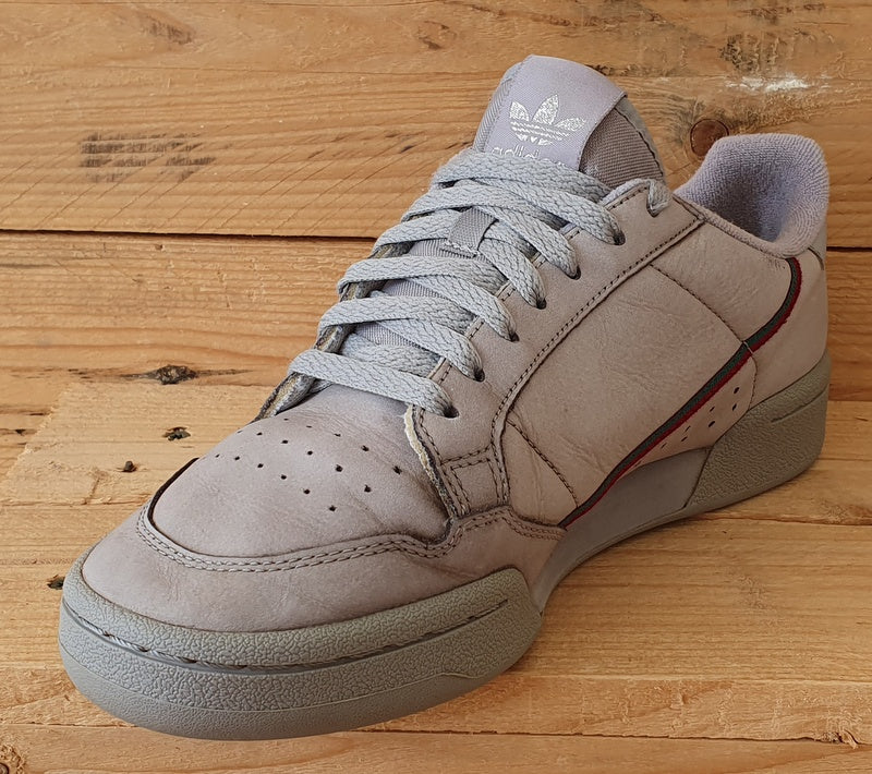 Adidas Continental 80 Low Suede Trainers UK7/US7.5/EU40.5 EE3771 Triple Grey