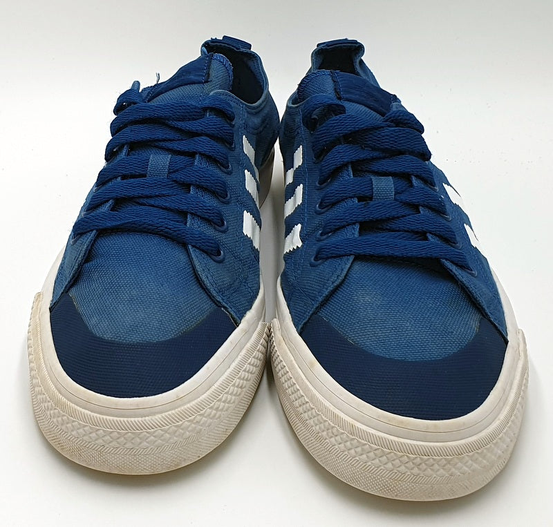 Adidas Nizza Low Canvas Trainers D65866 Tribe Blue/Cloud White UK11/US11.5/EU46
