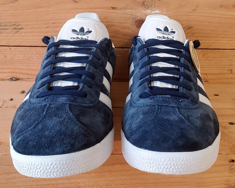 Adidas Gazelle Low Suede Trainers UK9.5/US10/EU44 BB5478 Collegiate Navy/White