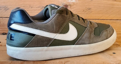 Nike SB Delta Force Low Leather Trainers UK7/US8/EU41 942237-200 Green/White