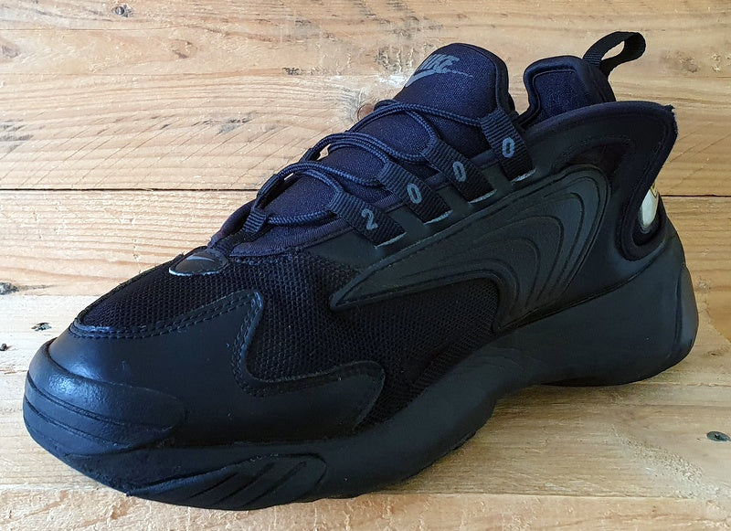 Nike Zoom 2K Low Textile/Leather Trainers UK8/US9/EU42.5 AO0269-002 Black