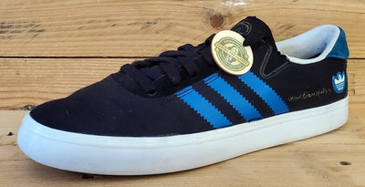 Adidas Gonz Pro Low Canvas Trainers UK9/US9.5/EU43 G98162 Black/Blue