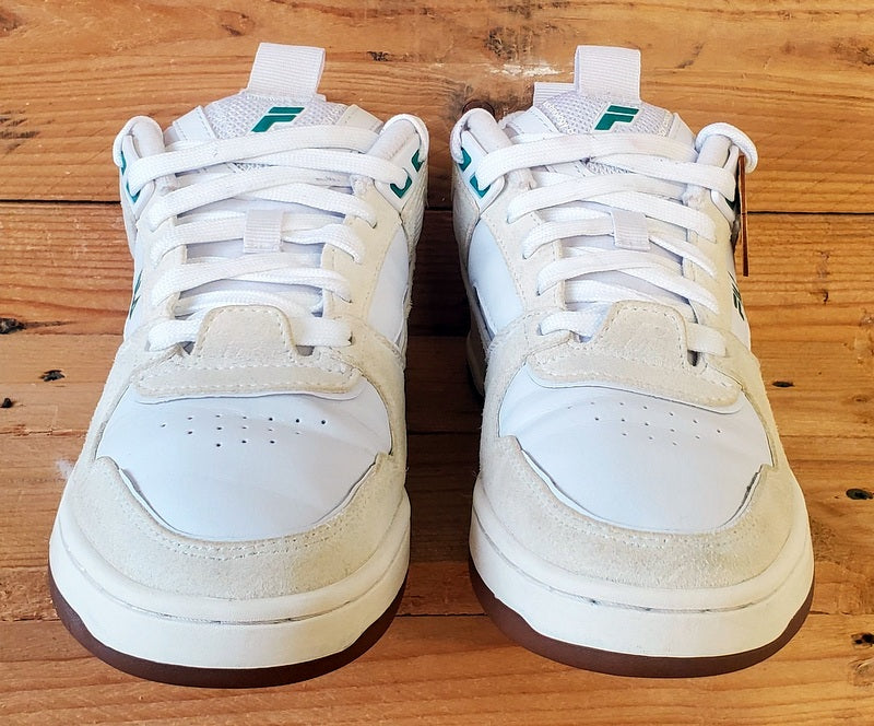 Fila Corda Low Leather/Suede Trainers UK4.5/US7/EU38 5TM02042-160 White/Green