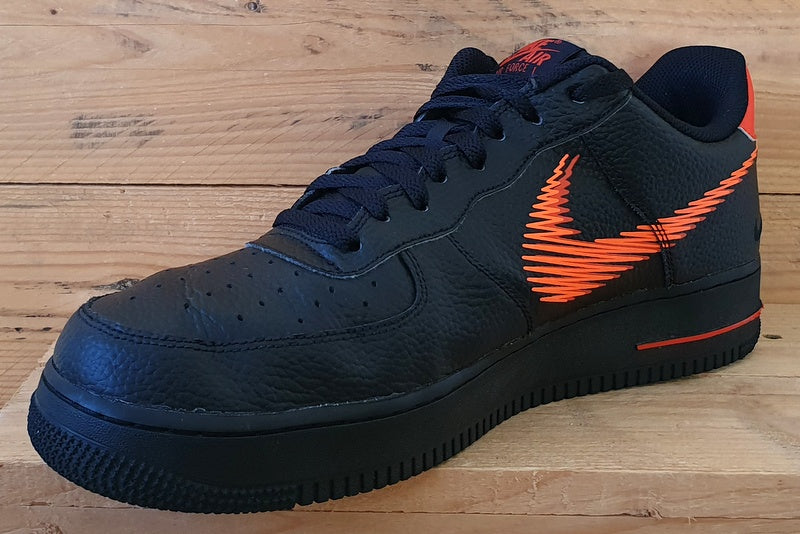 Nike Air Force 1 Zig Zag Low Trainers UK12/US13/EU47.5 DN4928-001 Black Orange