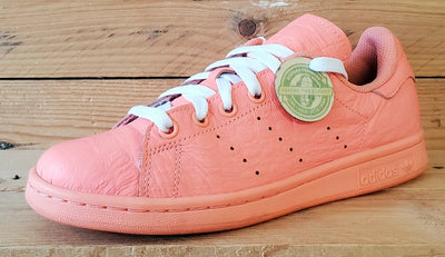 Adidas Stan Smith Low Leather Trainers UK4.5/US6/EU37 AQ6807 Peach Sunglow
