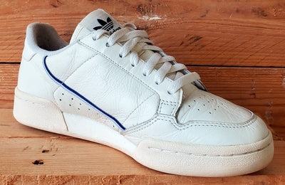 Adidas Continental 80 Low Leather Trainers UK7/US7.5/EU40.5 F99721 Off White