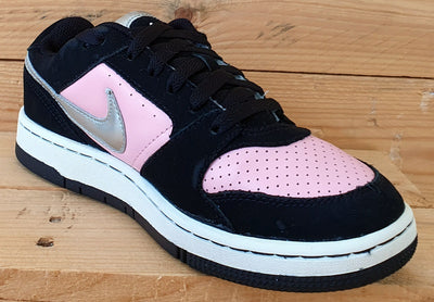 Nike Vintage Low Suede/Leather Trainers UK5/US5.5Y/EU38 318981-601 Black/Pink