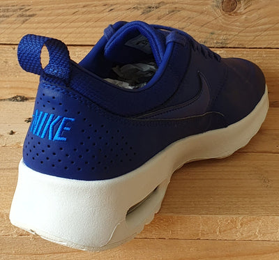 Nike Air Max Thea Premium Leather Trainers UK4/US6.5/E37.5 616723-400 Blue/White