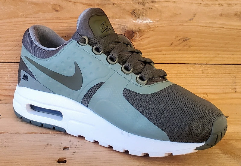 Nike Air Max Zero Low Textile Trainers UK4.5/US5Y/EU37.5 881224-200 Green/White