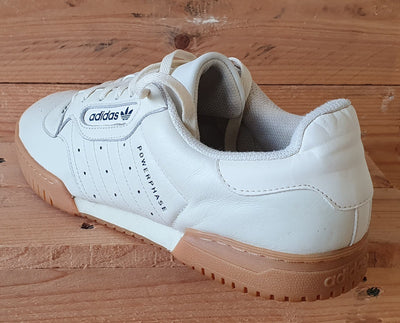 Adidas Powerphase Low Leather Trainers UK11.5/US12/EU46.5 FU9542 Off-White