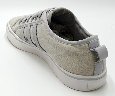 Adidas Original Nizza Low Canvas Trainers CQ1791 Grey/White UK9/US9.5/EU43