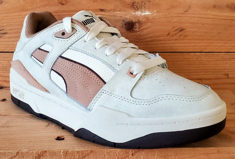 Puma Slipstream Low Leather Trainers UK6.5/US7.5/EU40 390059-03 Dusty Tan/White