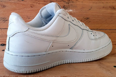 Nike Air Force 1 Low 07' Leather Trainers UK6/US7/EU40 315122-111 Triple White