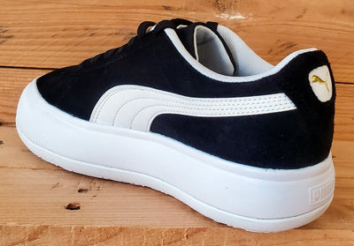 Puma Suede Mayu Low Trainers UK4.5/US7/EU37.5 380686-02 Black/White