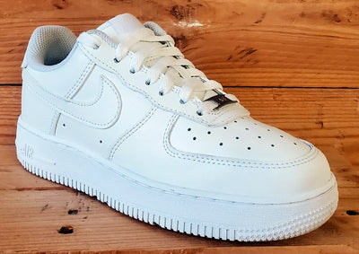 Nike Air Force 1 Low Leather Trainers UK4/US6.5/EU37.5 DD8959-100 Triple White