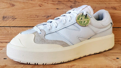 New Balance CT302 Low Leather Trainers UK10/US10.5/EU44.5 CT302OB Moonbeam White