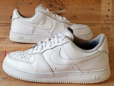 Nike Air Force 1 Low Leather Trainers UK9/US10/EU44 315122-111 Triple White