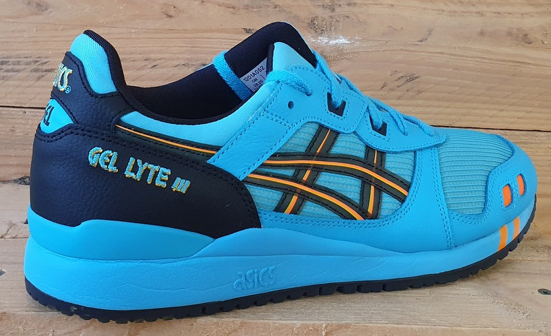 Asics Gel-Lyte Low Textile/Leather Trainers UK10/US10.5/EU44.5 1201A052 Aquarium