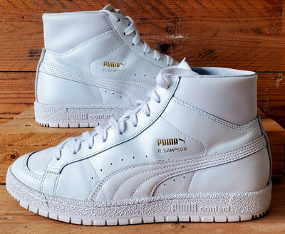 Puma Ralph Sampson 70 Mid Leather Trainers UK7.5/US8.5/EU41 382523-01 White