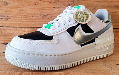 Nike Air Force 1 Shadow Leather Trainers UK5.5/US8/EU39 DN8006-100 White/Black