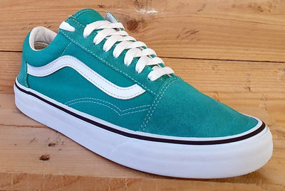 Vans Old Skool Low Suede Trainers UK7.5/US8.5/EU41 751505 Green/White