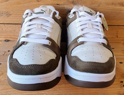 Puma Slipstream Low Leather Trainers UK7/US8/EU40.5 392108-03 Cream/Brown