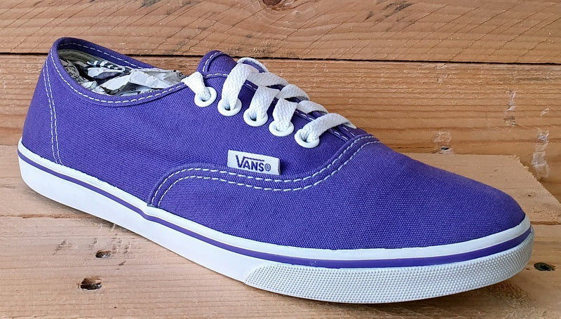 Vans Off The Wall Low Canvas Trainers T375  Purple/White UK4.5/US7/EU37