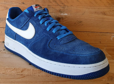 Nike Air Force 1 Low Suede Trainers UK11.5/US12.5/EU47 820266-404 Hyper Cobalt