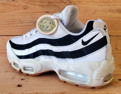 Nike Air Max 95 Juventus Leather Trainers UK4/US6.5/E37.5 307960-112 Black/White