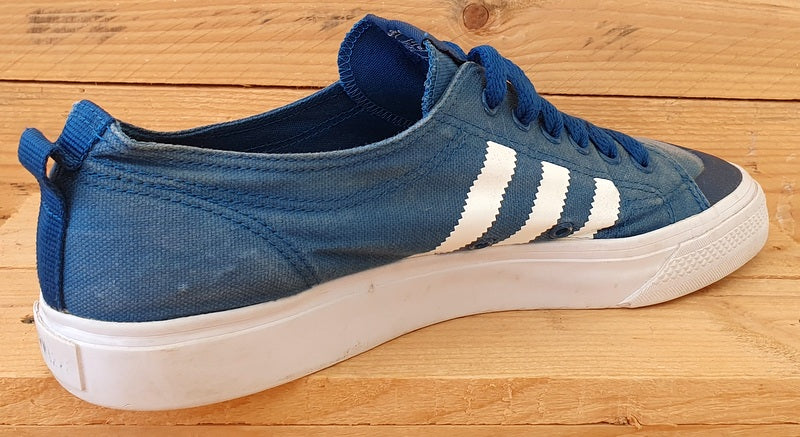 Adidas Nizza Low Canvas Trainers D65866 Tribe Blue/Cloud White UK11/US11.5/EU46