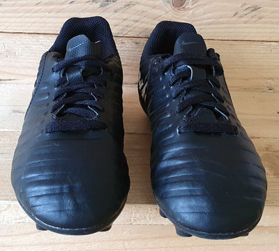 Nike Tiempo Low Kids Football Boots UK12/US12.5C/EU30 AD2300-001 Triple Black