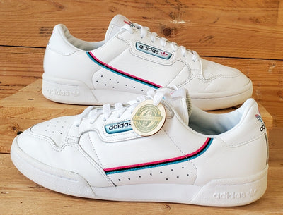 Adidas Continental 80 Low Leather Trainers UK8.5/US9/EU42.5 FX3516 White
