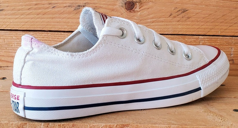 Converse All Star Chuck Taylor Low Canvas Trainers UK4/US6/EU36.5 M7652C White