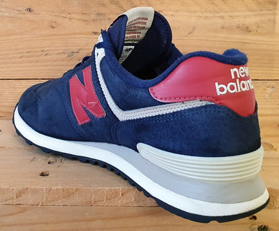 New Balance Classics 574 Low Suede Trainers UK10/US10.5/EU44.5 ML574PN2 Navy