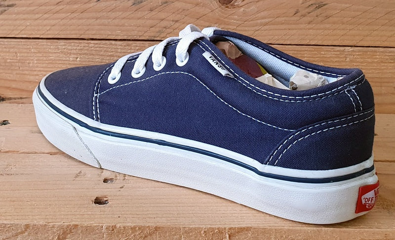 Vans Old Skool Canvas Low Trainers TB4R Dark Blue/White/Gumsole  UK4.5/US7/EU37