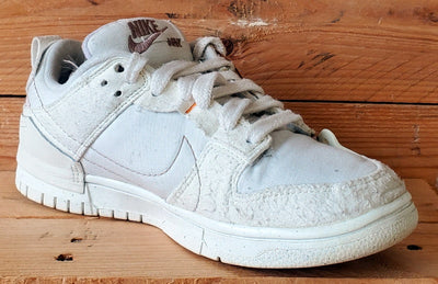 Nike Dunk Disrupt 2 Low Canvas Trainers UK6/US8.5/EU40 DH4402-100 Pale Ivory