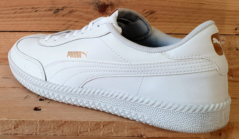 Puma Astro Cup L Low Leather Trainers UK9/US10/EU43 364585 03 Triple White