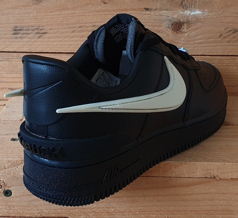 Nike Air Force 1 x Ambush Low Leather Trainers UK9/US10/EU44 DV3464-001 Black