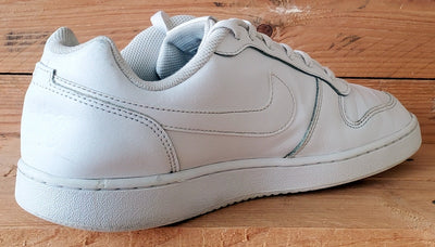 Nike Ebernon Low Leather Trainers UK8.5/US9.5/EU43 AQ1775-100 Triple White
