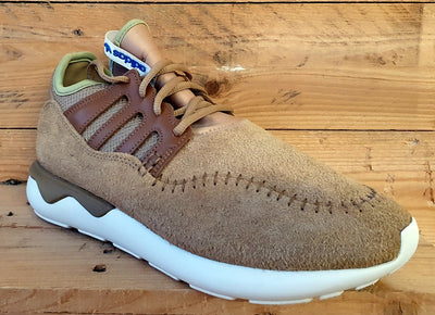 Adidas Tubular Moc Runner Low Suede Trainers UK9/UK9.5/EU43 B25786 Timber Beige